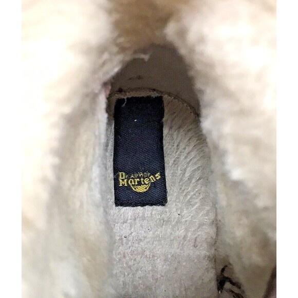 Dr. Martens Dark Brown Boots with Cream Lining - Picture 14 of 16